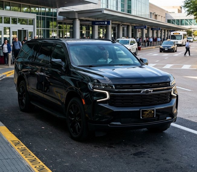 Chevy suburban airport transfer cars on spot Houston